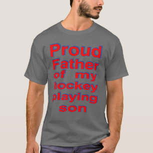 Camiseta Pai orgulhoso do hóquei