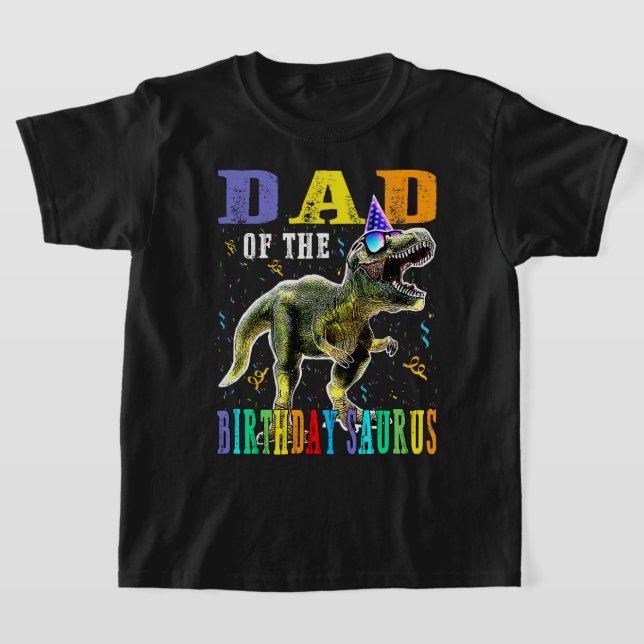Camiseta Pai Orgulhoso Do Jovem Surus Dinossauro (Postura )