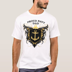 Camiseta Pai orgulhoso do marinho