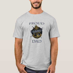 Camiseta Pai orgulhoso do marinho