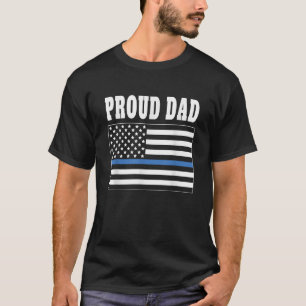 Camiseta Pai Orgulhoso do Policial Polícia T Shir