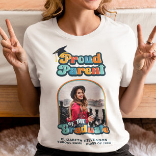 Camiseta Pai Orgulhoso do retrato do entalhe de fotos do fo