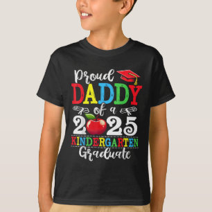 Camiseta Pai Orgulhoso e Divertido de uma Turma de 2025 Jar
