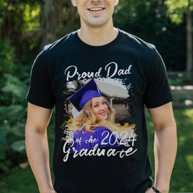 Camiseta Pai Orgulhoso Personalizado Do Formando 2024 (Criador carregado)