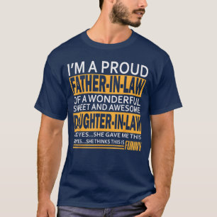 Camiseta Pai Orgulhoso por Presente da Nora engraçado fu