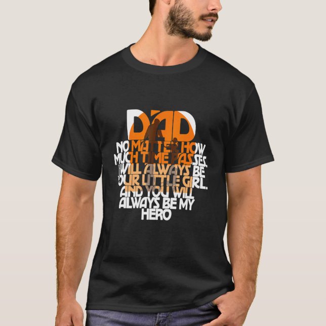 Camiseta Pai Original Da Mens Não Importa Quanto Tempo Pass (Frente)