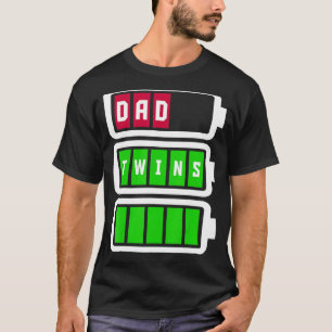 Camiseta Pai Padre Avô Vovô Geminações de Bateria Baixa Cha