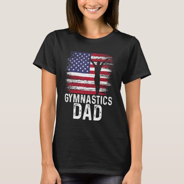 Camiseta Pai Padre Graphic Gymnastics Acrobat Acro (Frente)