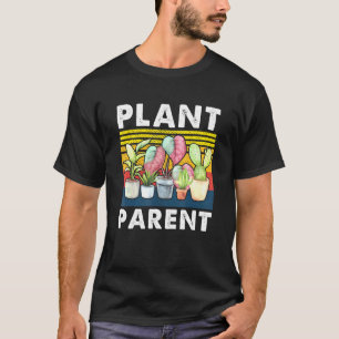 Camiseta Pai Pai da Fábrica de Vintage do Jardim Vegetal Mã