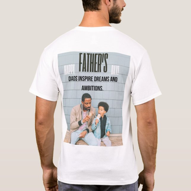 Camiseta Pai: Pai de snack profissional (Verso)