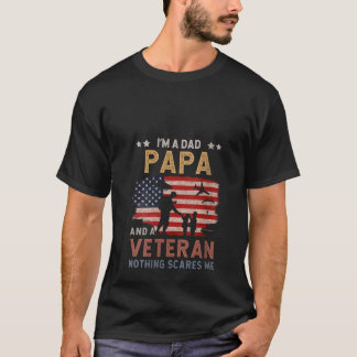 Camiseta Pai Pai Dia Pai Meu Veterano Favorito É Pai