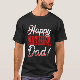 Camiseta Pai Pai Feliz Papa Pai Bday