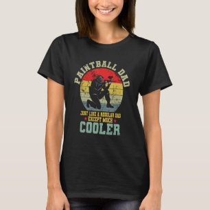 Camiseta Pai Paintball Do Mens Tal Como Uma Pintbal De Pai