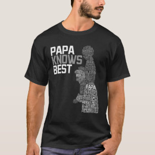 Camiseta Pai Papá Avós Pai Dia de os pais Avô P