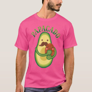 Camiseta Pai Papacado Vegan Fruta Dia de os pais Avocado Pa