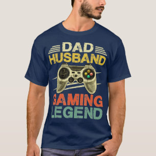 Camiseta Pai para presentes para jogos Pai para marido engr