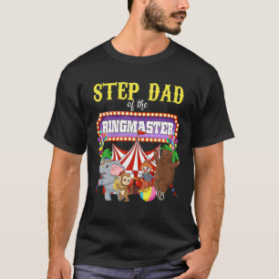Camiseta Pai Passo Do Aniversário Ringmaster Kids Circus Pa