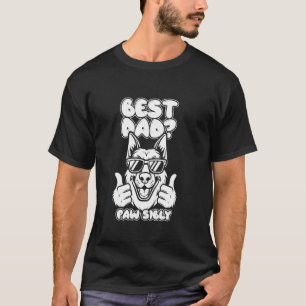 Camiseta Pai Pastor Alemão - Melhor Raça de Cães Pai Pawsib