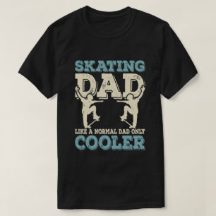 Camiseta Pai Patinador Engraçado Pai Patinando