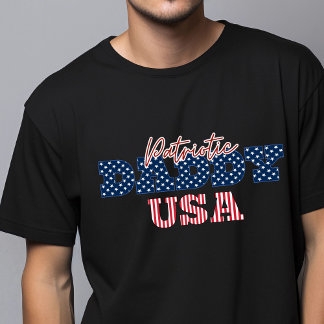 Camiseta Pai Patriótico Dia de os pais de Sinalizador EUA