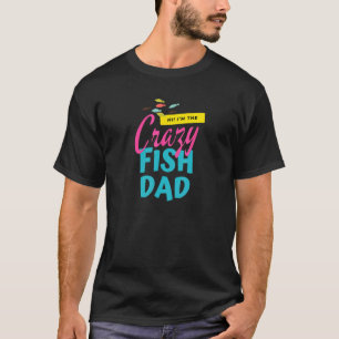 Camiseta Pai Peixe Louco - Aquarista Aquário Coral