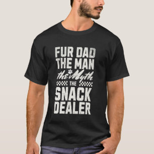 Camiseta Pai Peludo Homem Mito Negociante de Lanche Engraça
