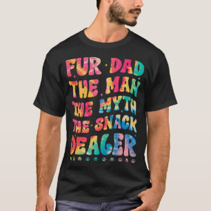 Camiseta Pai Peludo O Homem O Mito O Negociador de Lanches