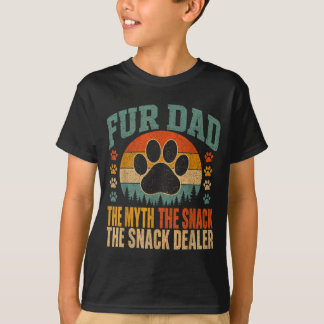 Camiseta Pai Peludo O Mito O Lanchinho É Divertido Pata de