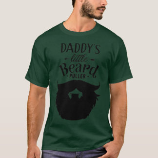 Camiseta Pai Pequena Barba Puxadora Barba Comanda Homens Me