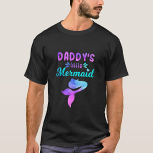 Camiseta Pai Pequena Sereia Correspondente à Família