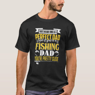Camiseta Pai Perfeito Pai Pescador 123456