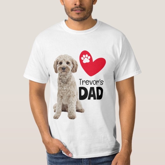 Camiseta Pai Personalizada Cavoodle (Frente)