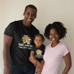 CAMISETA PAI PERSONALIZADO E EU DOIS GATOS LEGAL!