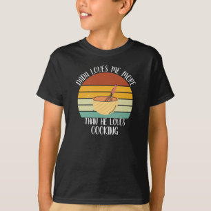 Camiseta Pai PERSONALIZADO Me Ama Mais Do Que Ele Adora Coz