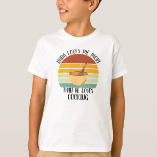 Camiseta Pai PERSONALIZADO Me Ama Mais Do Que Ele Adora Coz
