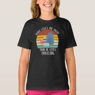 Camiseta Pai PERSONALIZADO Me Ama Mais Do Que Ele Adora Via
