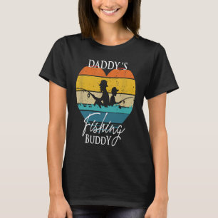Camiseta Pai Pesca Buddy Retro Pai Son Para Pescador