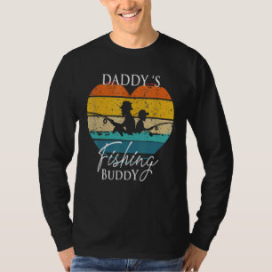 Camiseta Pai Pesca Buddy Retro Pai Son Para Pescador