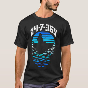 Camiseta Pai Pescador 247365 Barco de Pesca Engraçado Vinta