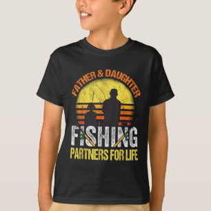 Camiseta Pai Pescador E Filha Parceiros De Pesca Para Toda 