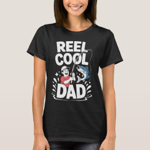 Camiseta Pai Pescador Engraçado Gráfico "Pai LEGAL DE VERDA