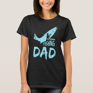 Camiseta Pai Pescador Passatempo Peixe Pescador Pai