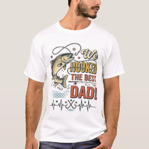 Camiseta Pai Pescador Vintage Nós Pescamos o Melhor Pai Vec