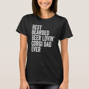 Camiseta Pai Pet De Beer Lovin Corgi De Melhor Carborda