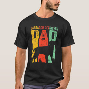 Camiseta Pai Pet De Cão De Retriever Labrador Bastante Retr