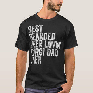 Camiseta Pai Pet Lover D De Beer Lovin Corgi De Melhor Carb