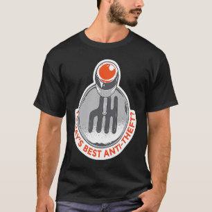 Camiseta Pai Piada Carro Mecânico de Transmissão Manual Boo