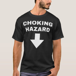 Camiseta Pai Piada Perigoso de Engasgo Divertido