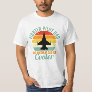 Camiseta Pai-piloto de combate F-16