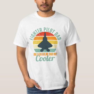 Camiseta Pai-piloto de combate F-22